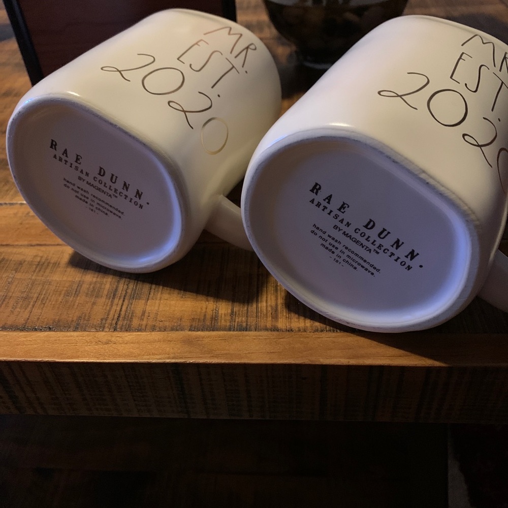 2 Rae Dunn Mugs - Picture 2 of 3